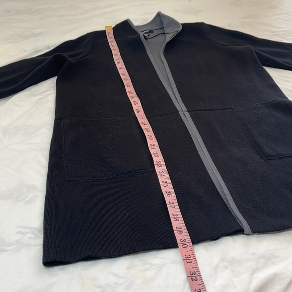 Alfani Long Cardigan With Faux Fur Trim - Picture 9 of 12